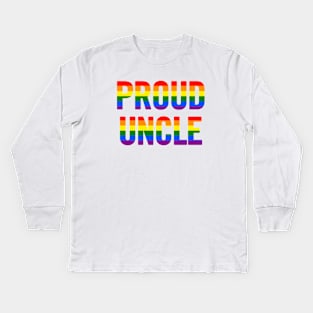 Proud Uncle Kids Long Sleeve T-Shirt